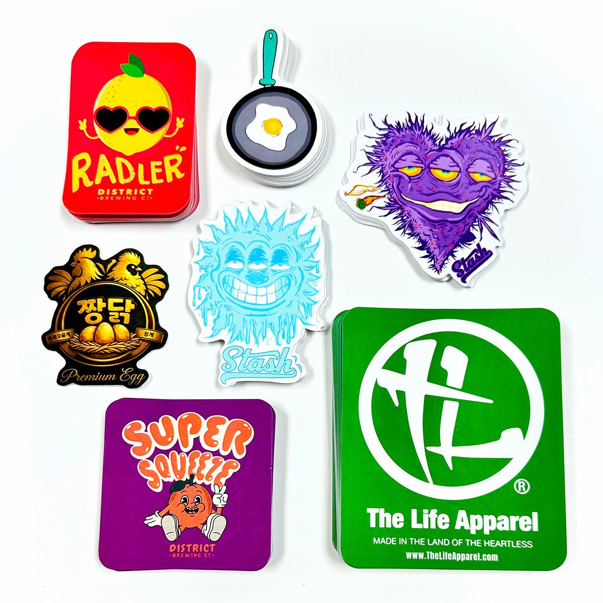 Brand character sticker assortment