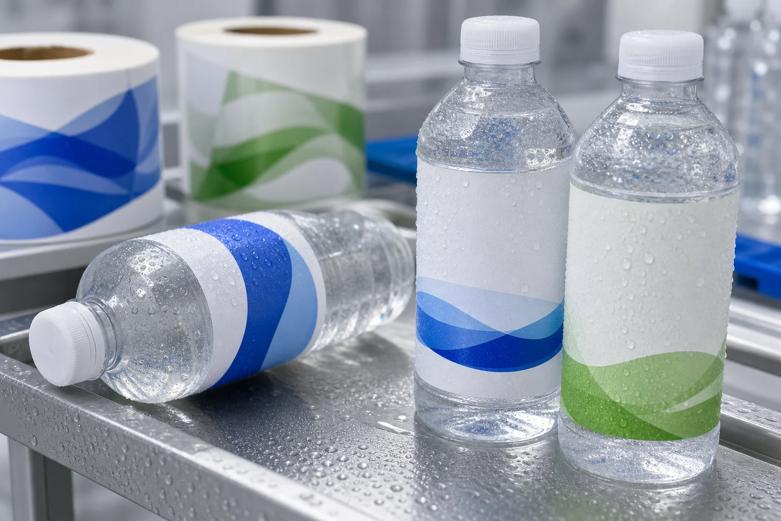 Custom coffee bottle labels for beverage packaging