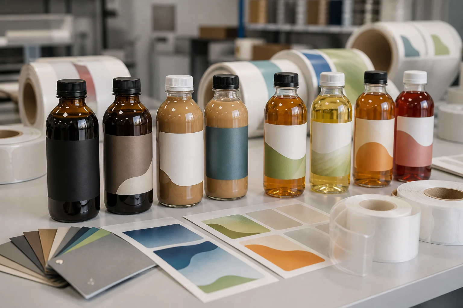 Custom can labels with roll label format