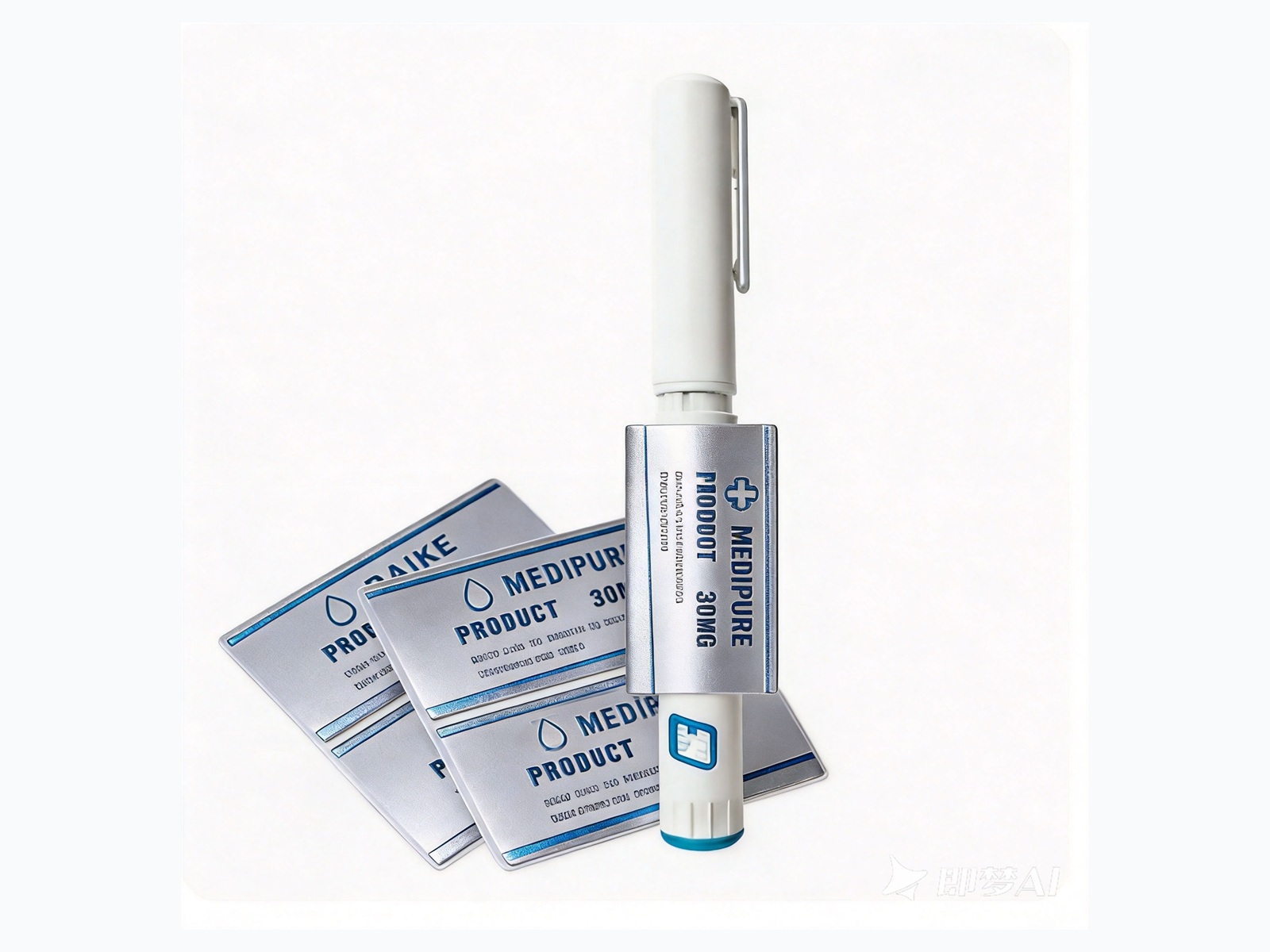 Silver Tube Product Labels