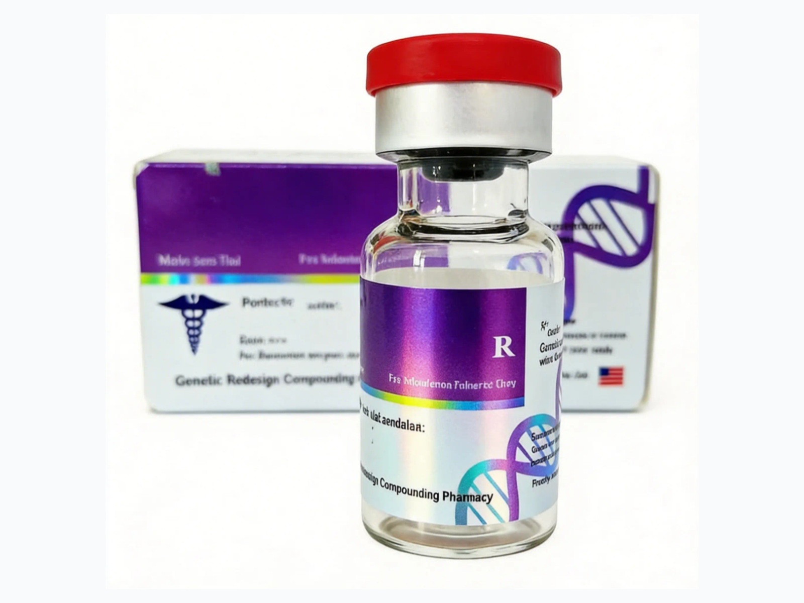 Purple Vial and Box Labels